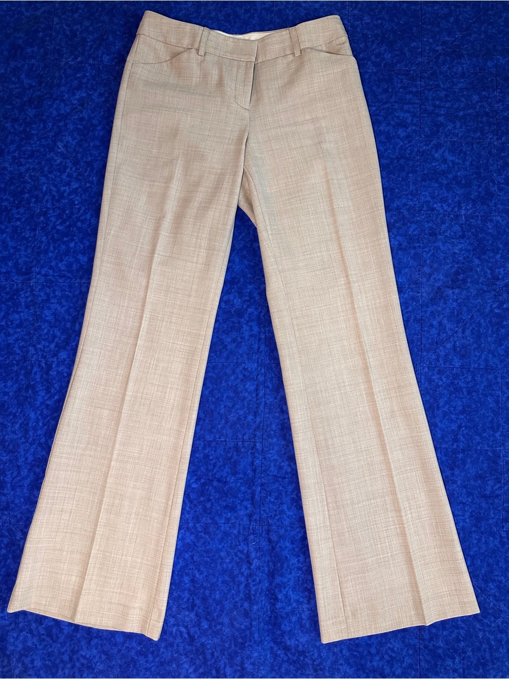 Express Design Studio Editor Flare Dress Pants Brown Taupe Womens Sz 2 Spandex